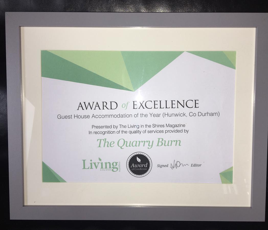 The Quarry Burn Guest House & Restaurant Hunwick Bagian luar foto